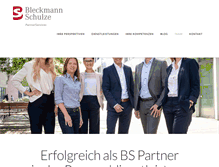 Tablet Screenshot of bs-partnerservices.de